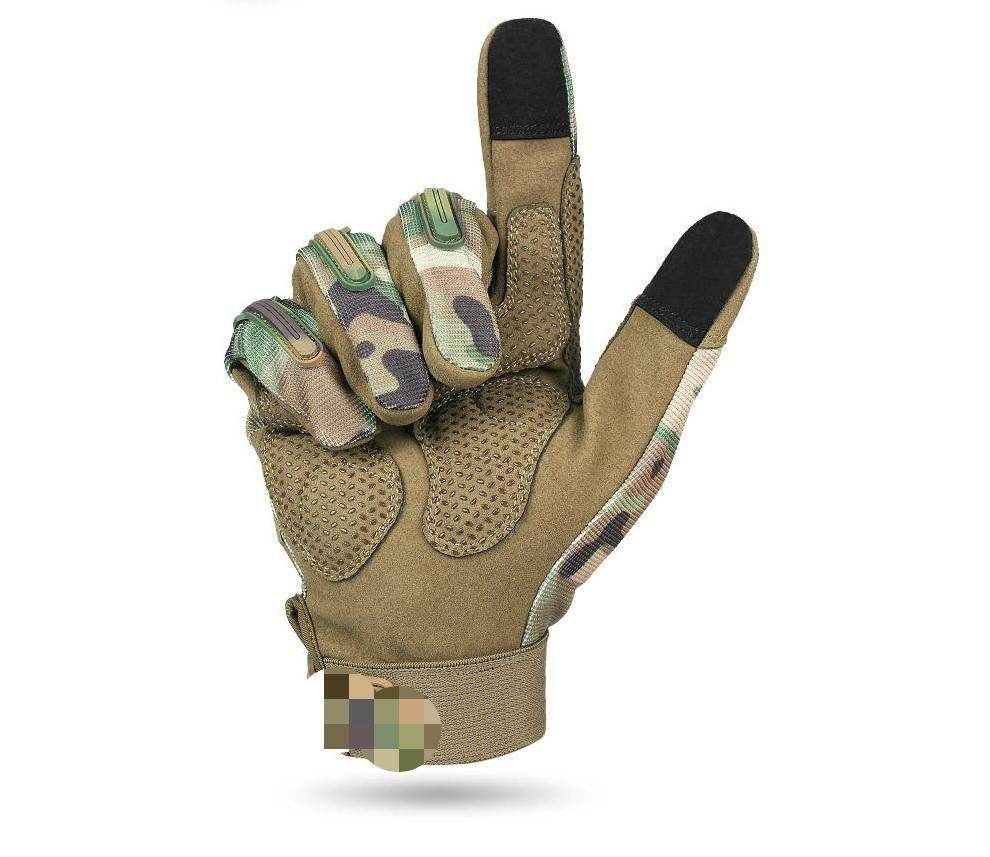 Touch Screen Tactical Camouflage Full Finger Outdoor Cycling Gloves - Commerce Monkeys