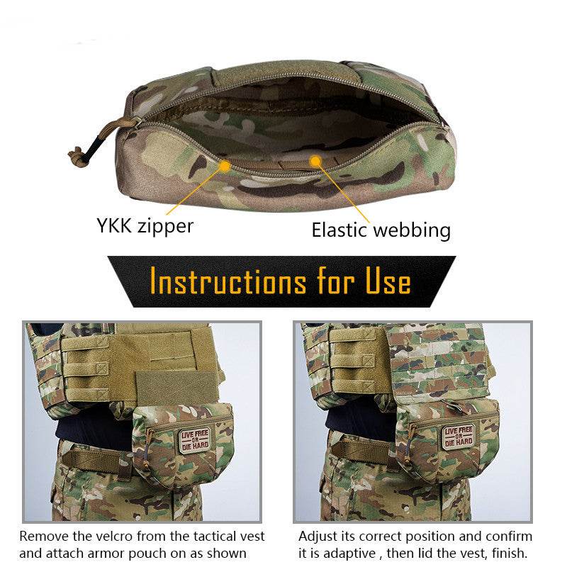 Vest With Bag Tactical Vest Belly Sundries Bag - Commerce Monkeys