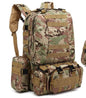 Men's Travel Backpack Oxford Cloth Outdoors Backpack Army Camouflage Tactics Double Shoulder Bag Mountaineering Large Combination Backpack - Commerce Monkeys