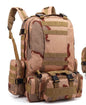 Men's Travel Backpack Oxford Cloth Outdoors Backpack Army Camouflage Tactics Double Shoulder Bag Mountaineering Large Combination Backpack - Commerce Monkeys