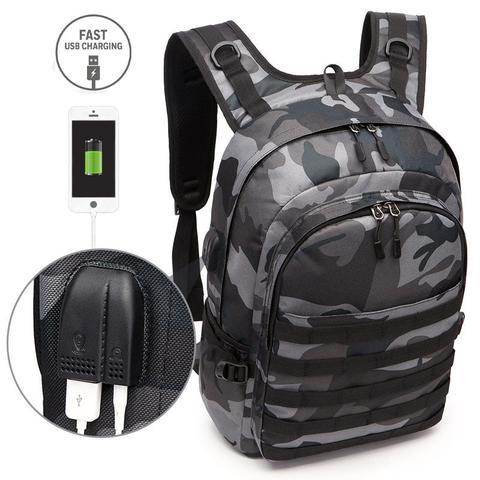 USB camouflage backpack - Commerce Monkeys