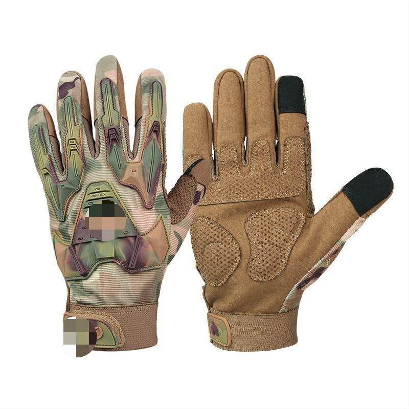 Touch Screen Tactical Camouflage Full Finger Outdoor Cycling Gloves - Commerce Monkeys