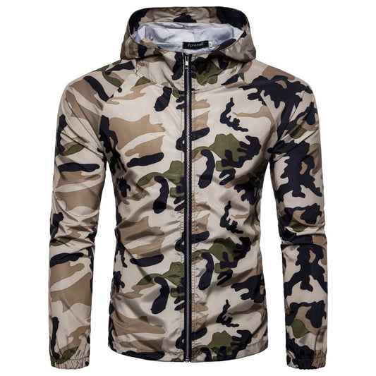 Military fan series hooded jacket - Commerce Monkeys