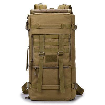 60 liters of outdoor camouflage bag mountaineering bag nylon waterproof double shoulder bag for men and women traveling big backpack tactical Backpack - Commerce Monkeys